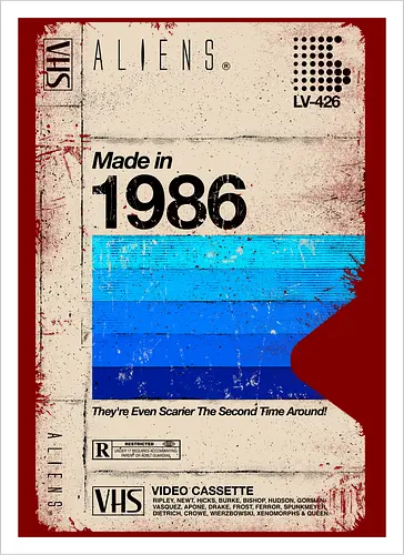 Aliens Blank Tape 1986