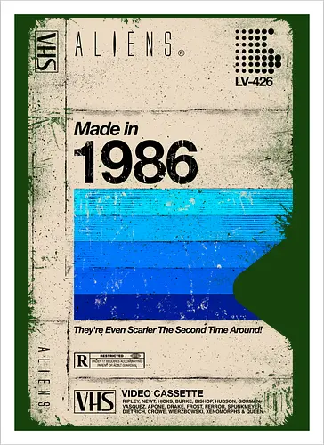 Aliens Blank Tape 1986