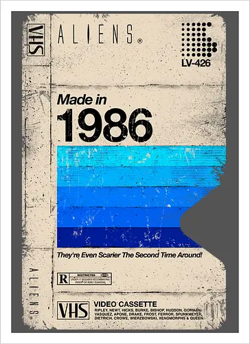 Aliens Blank Tape 1986