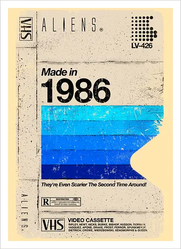 Aliens Blank Tape 1986