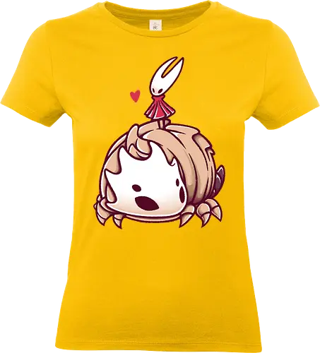 Hornet & Bell Beast - Bug Knight, silksong, hollowknight, hornet, bell beast, sherma, the knight, gaming, video games, videogames, indie game, metroidvania, gamer - Standard T-Shirt (Frauen)