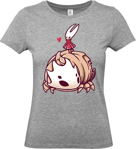 Hornet & Bell Beast - Bug Knight, silksong, hollowknight, hornet, bell beast, sherma, the knight, gaming, video games, videogames, indie game, metroidvania, gamer - Standard T-Shirt (Frauen)