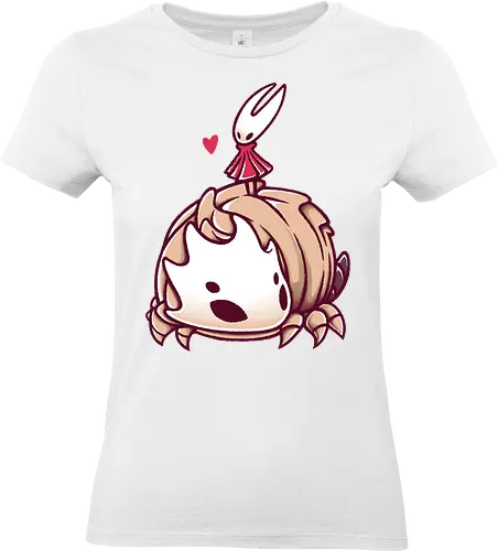 Hornet & Bell Beast - Bug Knight, silksong, hollowknight, hornet, bell beast, sherma, the knight, gaming, video games, videogames, indie game, metroidvania, gamer - Standard T-Shirt (Frauen)