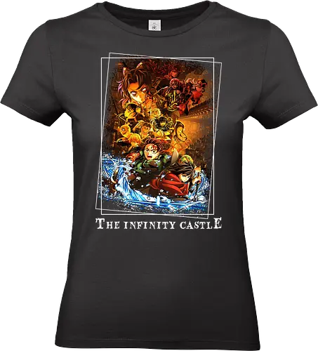 The Infinity Castle - the infinity castle, demon, slayer, tanjiro, hashira, zenitsu, inosuke, nezuko, anime, japanese, tengen uzui, rengoku kyojuro, giyu tomioka, shinobu kocho, muichiro tokito, mitsuri kanroji - Standard T-Shirt (Frauen)