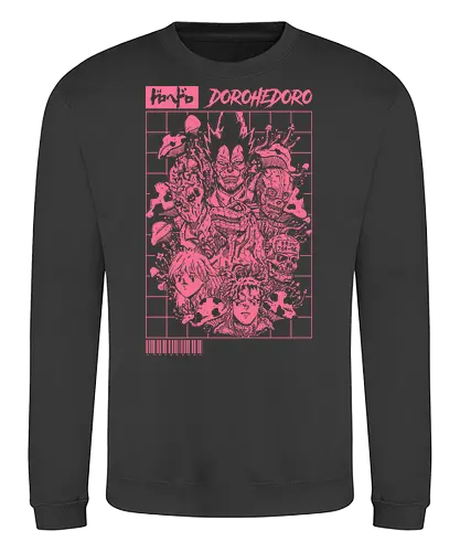 Dorohedoro - kaiman, dorohedoro, nikaido, caiman, ebisu, noi, shin, en, horror, anime - Sweatshirt