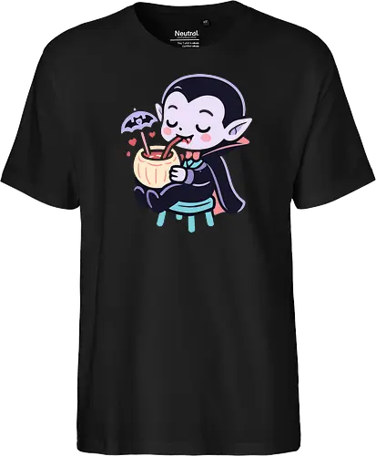 Cute Vampire Chilling - Blood-Sipping Summer Fun