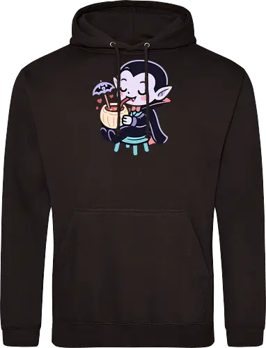 Cute Vampire Chilling - Blood-Sipping Summer Fun