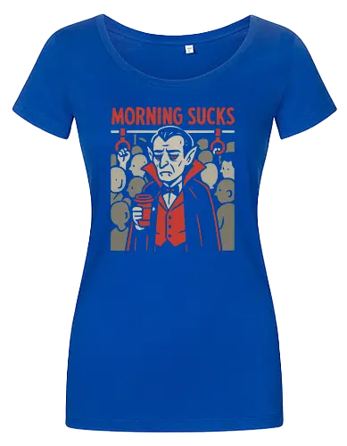 Morning Sucks - Grumpy Vampire Commuter