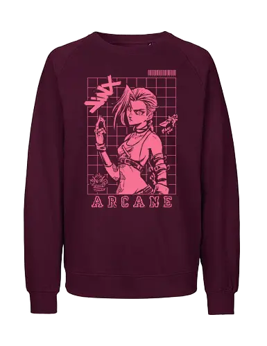 Get jinxed - get jinxed, arcane, league legends, gaming, tv show, trending, bestselling, anime, movie, game, abstract, console, fortnite, battle royale - Fairtrade Sweatshirt