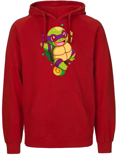 Starter the Teenage Mutant Ninja Turtle - Starter, Donatello, Turtle, crossover, mashup, fan art, pop culture, turtle, ninja, anime, cartoon, geek, nerd, otaku, funny, cute, gaming, retro, 80s, 90s, Nostalgia, anime characters, pop culture icons - Fairtrade Hoodie