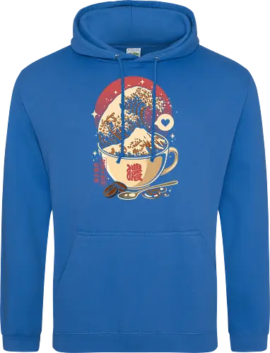 The Great Wave of Cappuccino Sunset