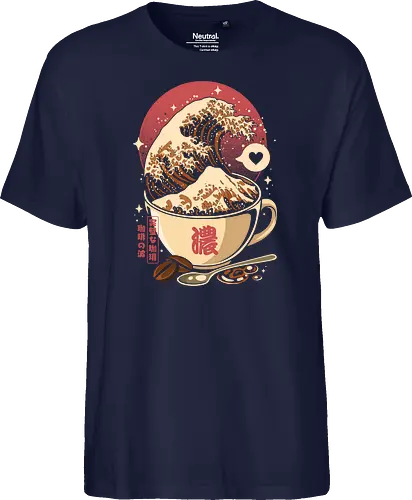 The Great Wave of Cappuccino Sunset
