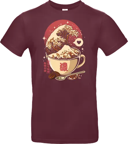 The Great Wave of Cappuccino Sunset