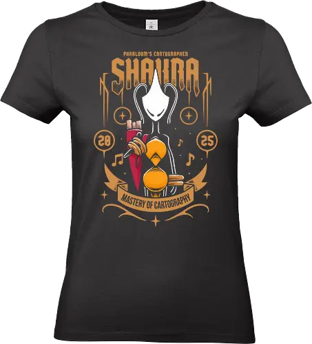 Shakra Pharloom's Cartographer - Bug Knight, hollow knight silksong, hollowknight, hornet, shakra, bell beast, lace, the knight, gaming, video games, videogames, indie game, metroidvania, gamer, indie games - Standard T-Shirt (Frauen)
