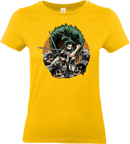 Three Sword Hunter - Anime, Manga, cartoons, Japanese, Japan, pirates, pirate, TV series - Standard T-Shirt (Frauen)