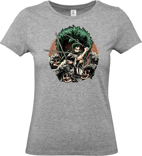 Three Sword Hunter - Anime, Manga, cartoons, Japanese, Japan, pirates, pirate, TV series - Standard T-Shirt (Frauen)