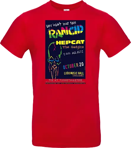 Rancid - Life Won’t Wait Tour - 20. Oktober - Lodo Music Hall Poster
