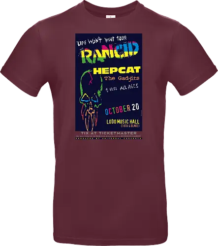 Rancid - Life Won’t Wait Tour - 20. Oktober - Lodo Music Hall Poster