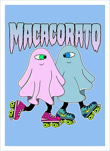 MACACORATO - Phantom Love on Skates - Geister auf Rollschuhen Kunst