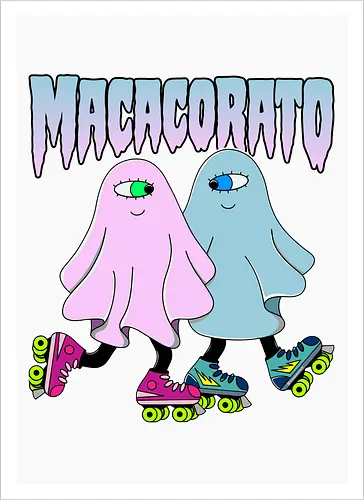 MACACORATO - Phantom Love on Skates - Geister auf Rollschuhen Kunst