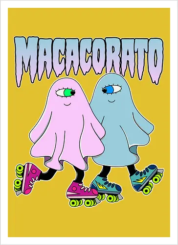 MACACORATO - Phantom Love on Skates - Geister auf Rollschuhen Kunst