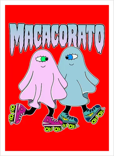 MACACORATO - Phantom Love on Skates - Geister auf Rollschuhen Kunst