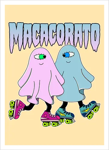 MACACORATO - Phantom Love on Skates - Geister auf Rollschuhen Kunst