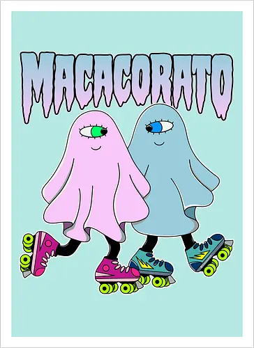 MACACORATO - Phantom Love on Skates - Geister auf Rollschuhen Kunst