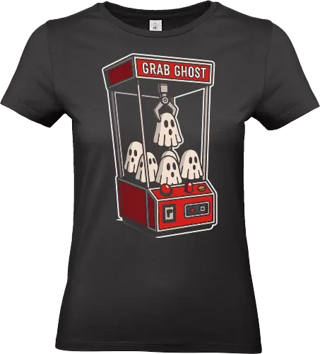 Grab Ghost Claw Machine - ghost, game, graphic tee, fan art, halloween, spooky, claw machine, arcade, video game, retro, vintage, funny, cute, paranormal, Paranormal, toy - Standard T-Shirt (Frauen)