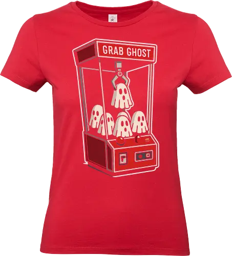 Grab Ghost Claw Machine - ghost, game, graphic tee, fan art, halloween, spooky, claw machine, arcade, video game, retro, vintage, funny, cute, paranormal, Paranormal, toy - Standard T-Shirt (Frauen)