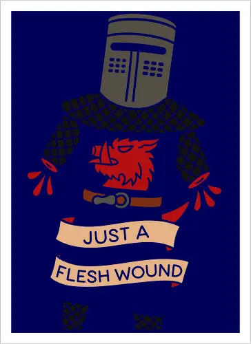 Just a Flesh Wound Black Knight