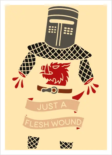 Just a Flesh Wound Black Knight
