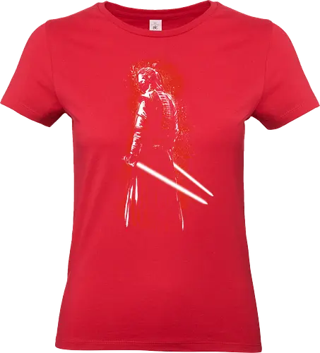 Dark side of the ninja - japan, ninja, light saber - Standard T-Shirt (Frauen)
