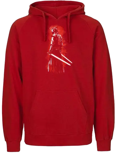 Dark side of the ninja - japan, ninja, light saber - Fairtrade Hoodie