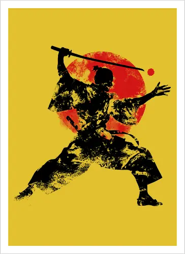 Zombie samurai - zombie, samurai, undead, japan - Kunstdruck