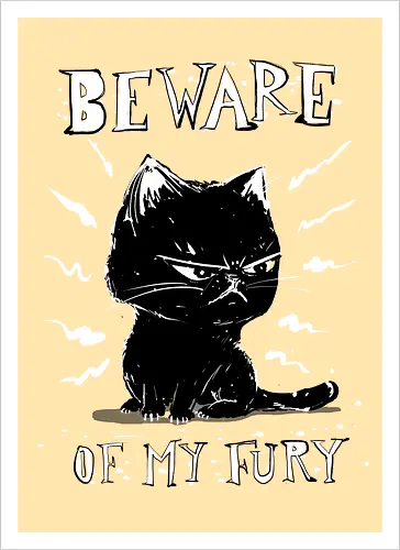 Beware of my fury