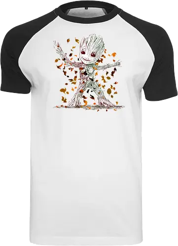 I am fall - kawaii, fall season, cute - Raglan T-Shirt