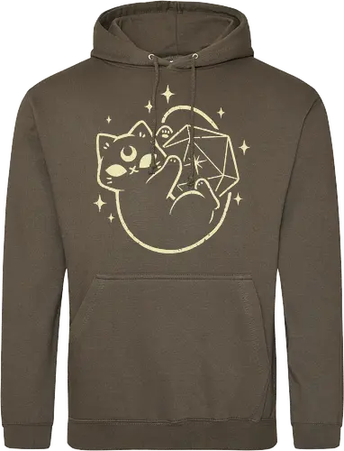 Cute Magical Black Cat D20