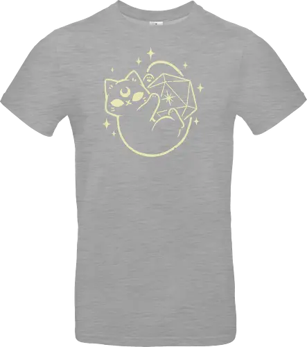 Cute Magical Black Cat D20