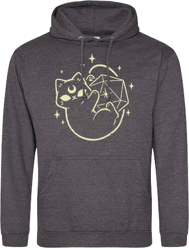 Cute Magical Black Cat D20