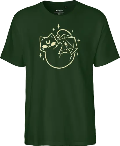 Cute Magical Black Cat D20