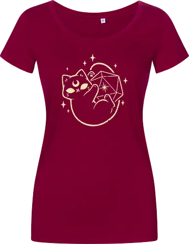 Cute Magical Black Cat D20