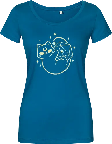 Cute Magical Black Cat D20
