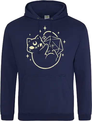 Cute Magical Black Cat D20
