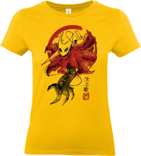 sumi e silksong - silksong, hollowknight, knight, lancer, beetle, insect, adventure, cool, awesome, hero, game - Standard T-Shirt (Frauen)