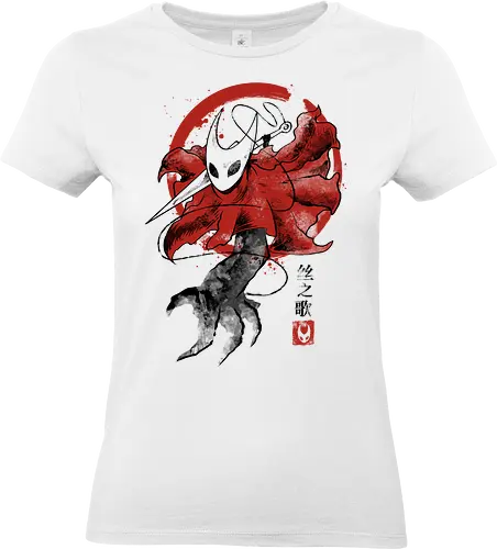 sumi e silksong - silksong, hollowknight, knight, lancer, beetle, insect, adventure, cool, awesome, hero, game - Standard T-Shirt (Frauen)
