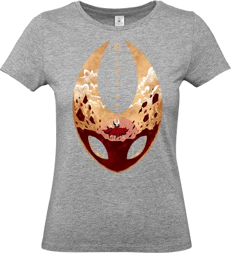 mask of pride - silksong, hollowknight, knight, cool, awesome, hero, game, lancer, beetle, insect, adventure - Standard T-Shirt (Frauen)