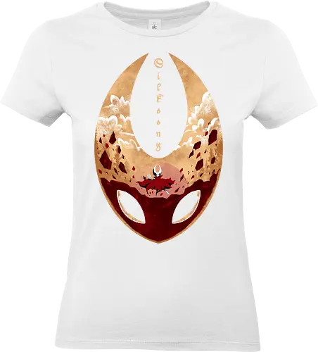 mask of pride - silksong, hollowknight, knight, cool, awesome, hero, game, lancer, beetle, insect, adventure - Standard T-Shirt (Frauen)