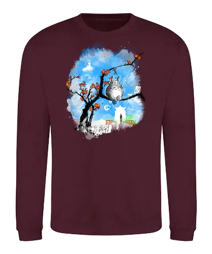 Japan pop overload - japan, anime, pop culture, movies, fantasy, sumi e, watercolor - Sweatshirt