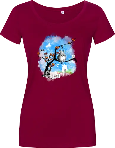Japan pop overload - japan, anime, pop culture, movies, fantasy, sumi e, watercolor - Damen T-Shirt